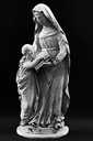 groupe sculpté : l'Education de la Vierge