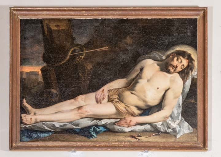 tableau : le Christ mort