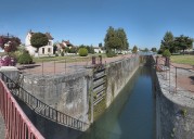site de l'écluse 114-115 du versant Yonne, dite de Laroche (canal de Bourgogne)