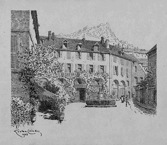 Hôtel du Sauvage et de la Poste, actuel Hôtel des Deux Forts