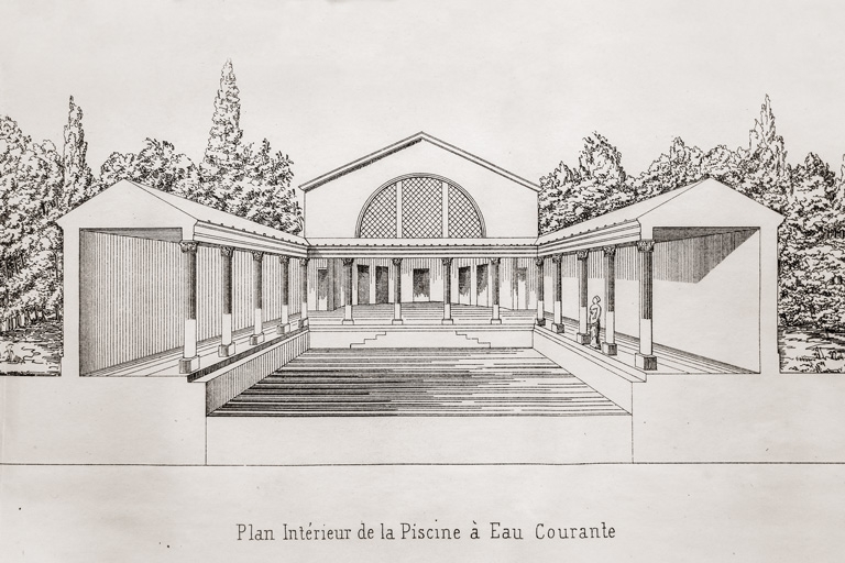 piscine, puis usine de mise en bouteilles des eaux minérales, puis salle des fêtes dite salle Saint-Léger