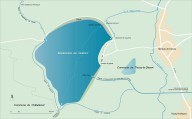 réservoir de Cercey (canal de Bourgogne)