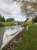 pont routier sur l'écluse 15 du versant Océan ; dite de Civry (canal du Centre)