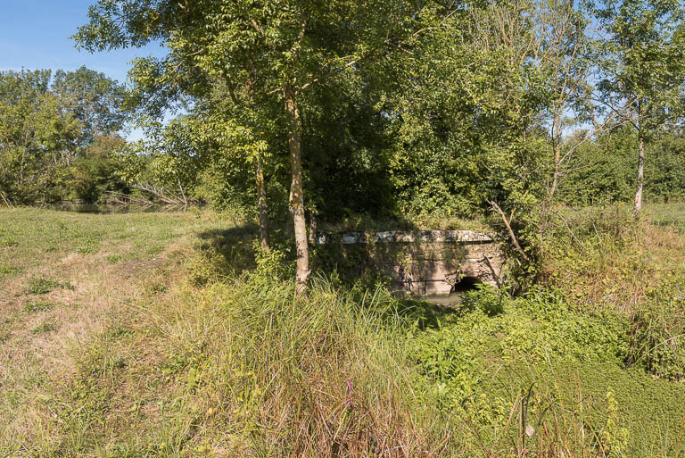pont, ponceau du Pré du Roi (la Seille canalisée)
