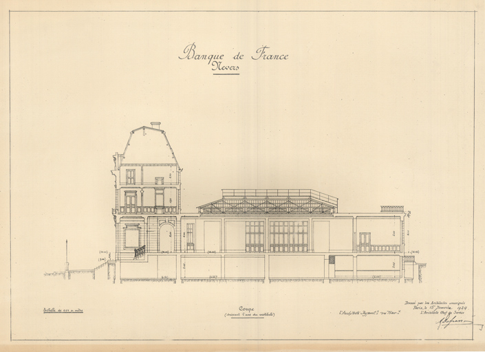 logis abbatial de Saint-Martin, puis hôtel de La Rochefoucauld, puis succursale départementale de la Banque de France
