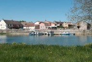 port de La Truchère (la Seille canalisée)