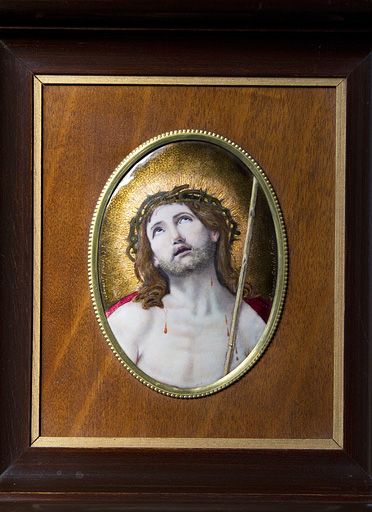 tableau émaillé : Ecce Homo