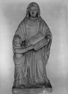 groupe sculpté : L'Education de la Vierge