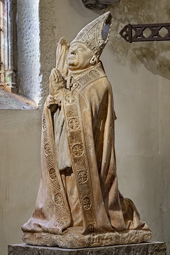statue (grandeur nature) : priant de Jean Chevrot ou Philippe Courault (?)
