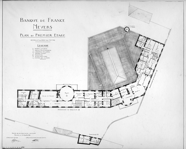 logis abbatial de Saint-Martin, puis hôtel de La Rochefoucauld, puis succursale départementale de la Banque de France