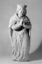 statue (demi-nature) : la Vierge en prière