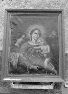 tableau : Sainte Catherine de Sienne choisit la couronne d'épines