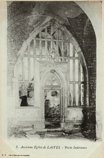 clôture de la chapelle sud (chapelle de Jehan de La Grange)